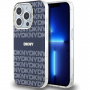 DKNY Ovitek s tonskimi črtami s ponavljajočim se vzorcem z MagSafe za iPhone 13 Pro Max - temno moder