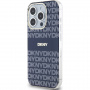 DKNY Ovitek s tonskimi črtami s ponavljajočim se vzorcem z MagSafe za iPhone 13 Pro Max - temno moder