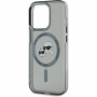 Karl Lagerfeld IML K&CH Heads kovinski okvir z MagSafe za iPhone 15 Pro Max - črn