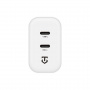 Tactical Base Plug Dual polnilni adapter z 2x USB-C priključki - 40W - bel