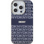 DKNY Ovitek s tonskimi črtami s ponavljajočim se vzorcem z MagSafe za iPhone 13 Pro Max - temno moder
