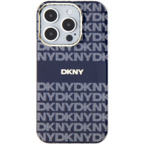 DKNY Ovitek s tonskimi črtami s ponavljajočim se vzorcem z MagSafe za iPhone 13 Pro Max - temno moder