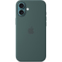 Originalne Apple silikonski ovitek z MagSafe za iPhone 16 Plus - lake green