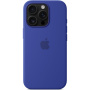 Originalne Apple silikonski ovitek z MagSafe za iPhone 16 Pro - ultramarine