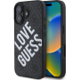 Guess Ovitek 4G Big Love Logo z MagSafe za iPhone 16 - siv