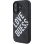 Guess Ovitek 4G Big Love Logo z MagSafe za iPhone 16 - siv