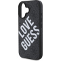 Guess Ovitek 4G Big Love Logo z MagSafe za iPhone 16 - siv