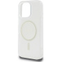 Guess IML Glitter Ring Cover z MagSafe za iPhone 16 Pro - prozoren
