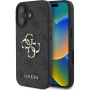 Guess 4G Metal Logo ovitek za iPhone 16 Plus - siv