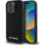 Karl Lagerfeld Ovitek Quilted Pattern za iPhone 16 Pro - črn