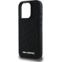 Karl Lagerfeld Ovitek Quilted Pattern za iPhone 16 Pro - črn