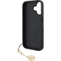 Guess Ovitek 4G Charms za iPhone 16 Plus - siv