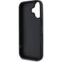 Karl Lagerfeld 3D Rubber Karl and Choupette ovitek za iPhone 16 Plus - črn