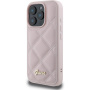 Guess Prešit ovitek za iPhone 16 Pro - roza