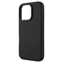 FIXED MagLeather Leather Cover z MagSafe za iPhone 16 Pro - črn