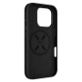 FIXED MagLeather Leather Cover z MagSafe za iPhone 16 Pro - črn