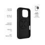 FIXED MagLeather Leather Cover z MagSafe za iPhone 16 Pro - črn