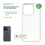 FIXED ReStory Anti-UV recikliran ovitek za iPhone 16 Pro - prozoren