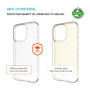 FIXED ReStory Anti-UV recikliran ovitek za iPhone 16 Pro - prozoren