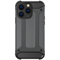 Super vzdržljiv ovitek "Armor" za iPhone 16 Pro - temno siv