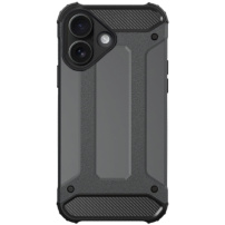 Super vzdržljiv ovitek "Armor" za iPhone 16 Plus - temno siv