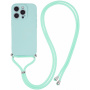 Zaščitni ovitek z vrvico za iPhone 16 Pro - cyan