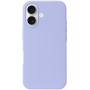 Silikonski ovitek za iPhone 16 - svetlo vijoličen