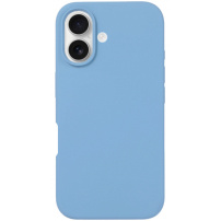 Silikonski ovitek za iPhone 16 - moder
