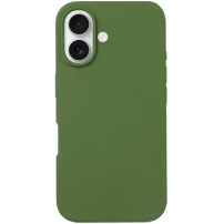Silikonski ovitek za iPhone 16 - oliva