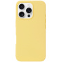 Silikonski ovitek za iPhone 16 Pro - rumen