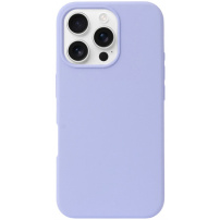 Silikonski ovitek za iPhone 16 Pro Max - svetlo vijoličen