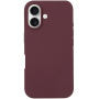 Silikonski ovitek z MagSafe za iPhone 16 Plus - bordo