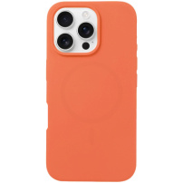Silikonski ovitek z MagSafe za iPhone 16 Pro - oranžen