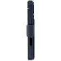 Decoded Detachable Wallet 2v1 snemljiva preklopna torbica za iPhone 16 Pro - temno modra