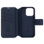 Decoded Detachable Wallet 2v1 snemljiva preklopna torbica za iPhone 16 Pro - temno modra