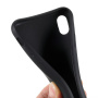 Mat ovitek z nastavljivim paščkom za iPhone XR - črn