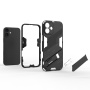 Trpežen zaščitni ovitek s stojalom za iPhone 16 Plus - rdeč