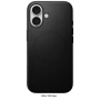 Nomad Usnjen ovitek Modern Leather z MagSafe za iPhone 16 Plus - črn