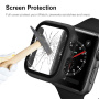 Mat ohišje s kaljenim steklom za Apple Watch 42mm (Series 10 / 11) - modro-vijolično