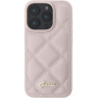 Guess Prešit ovitek za iPhone 16 Pro - roza