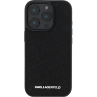 Karl Lagerfeld Ovitek Quilted Pattern za iPhone 16 Pro - črn