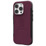 UAG Civilian Rugged Cover z MagSafe za iPhone 16 Pro - Bordo
