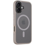 Tactical Hyperstealth Transparent Cover z MagSafe za iPhone 16 - siv