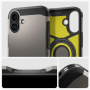 Spigen Tough Armor ovitek s stojalom in MagSafe za iPhone 16 Plus - temno siv