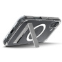 Spigen Ultra Hybrid S Transparent Cover s stojalom in MagSafe za iPhone 16 - prozoren
