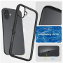 Spigen Ultra Hybrid maten prosojen ovitek z barvnim okvirjem za iPhone 16 Plus - črn