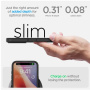 Spigen Ultra Hybrid maten prosojen ovitek z barvnim okvirjem za iPhone 16 Plus - črn