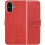 FIXED Preklopna torbica Opus za iPhone 16 Plus - rdeča