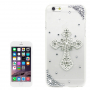 Luksuzni ovitek / ovitek za diamante za Apple iPhone 6S - križ