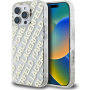 Karl Lagerfeld IML Electroplated Repeated Logo ovitek za iPhone 16 Pro - zlat